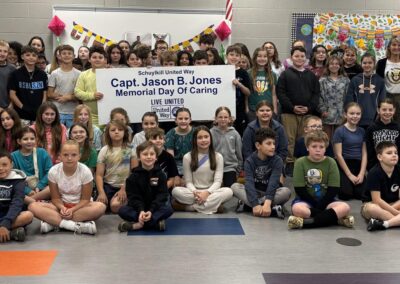 captain jason b jones memorial day of caring schuylkill united way 2025