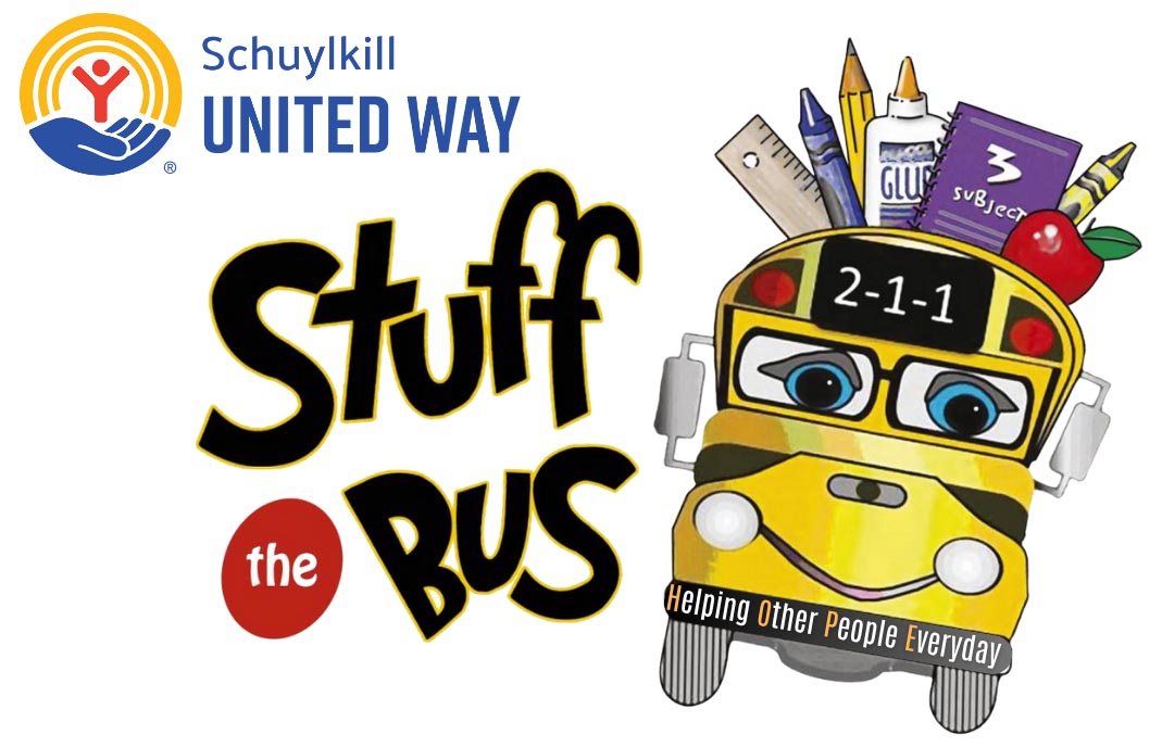 schuylkill united way stuff the bus